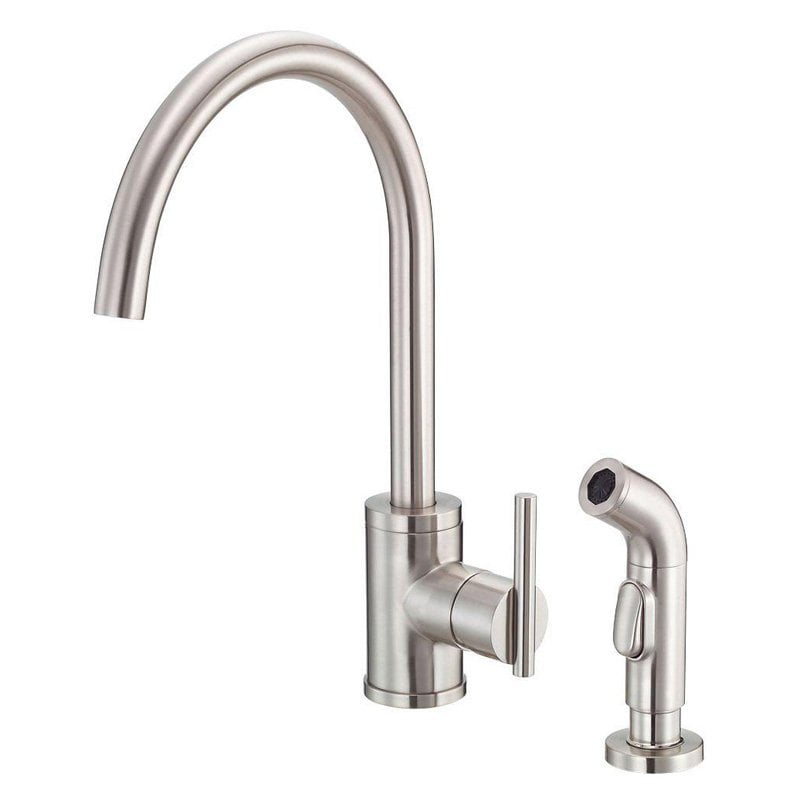 Danze Parma D401558 Single Handle Kitchen Faucet with Side ...