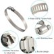thumbnail image 3 of 4 Pack Large Size Metal Hose Clips 91-114 Mm Adjustable Ducting Clamps, 3 of 4