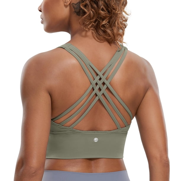 Sostén CRZ YOGA Naked Feeling sin Varillas con Relleno y Tirantes para Talla Pequeña