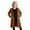 01_Bronze, variant on QUOTAY Girls Zip Up Hooded Sweatshirt Long Sleeve Cozy Jacket Outerwear Soft Loose Fit Longline Cardigan for Fall Winter Casual Wear Zip Up Hoodie 04_Grey,3-4 Years