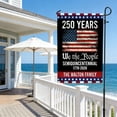thumbnail image 7 of 250 Year USA Anniversary Flag 250th Anniversary USA Flag Patriotic 4th of July We The People 1776 Yard Garden Flags For Outside 45*30CM Double Sided Outdoor Banner Decorations, 7 of 7