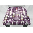 thumbnail image 4 of Beer or Wine Dining Room Chair Back Covers or Seat Covers by Penny's Needful Things (Both Chair Back & Seat Cover) (19 W x 14 H CHAIR BACK) (Purple Wine), 4 of 4