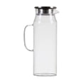 thumbnail image 2 of Weloille Straight Clear Glass Cold Water Pitcher With Handle, Heat-Resistant Borosilicate Glass Jug, BPA-Free Leak-Proof Drink Container, 1 Pack for Juice Iced Tea Home Kitchen, 2 of 6