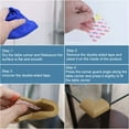 thumbnail image 7 of 8pcs Desk Tables Edge Foam Corner Cushions Guard Strip Roll Soft Bumper Protector with Stick Tapes Pale Brown, 7 of 7