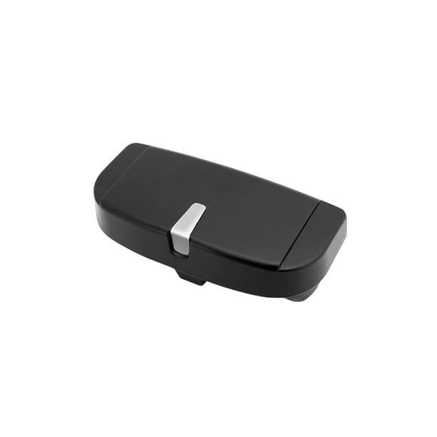Scienceny Soporte para gafas para parasol de coche, estuche de almacenamiento para anteojos de coche, caja Interior Universal para llaves de Automoción decorativa y accesorios Negro