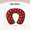 thumbnail image 5 of Goofa Christmas Red Balls Pattern Travel Pillow Memory Foam - Head Neck Support Airplane Pillow U-shaped Pillow Office Nap pillow Ergonomic Travel Accessory, 5 of 8