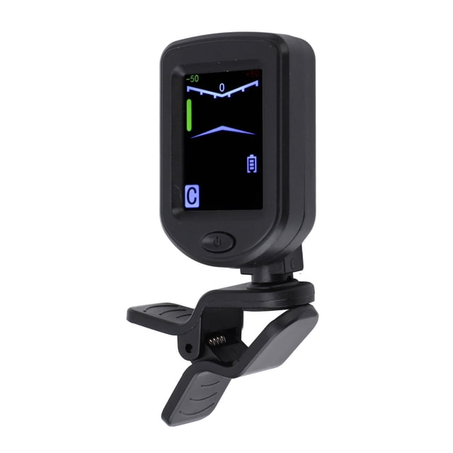 Afinador De Guitarra Con Clip, Afinador Electrónico Digital De Apagado Automático Giratorio De 360 grados Afinación Rápida Y Precisa Para Violín