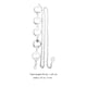 thumbnail image 2 of Metal Waist Belts Waist Strap Chain Jeans Trousers Casual Waistband Body Chain, 2 of 3