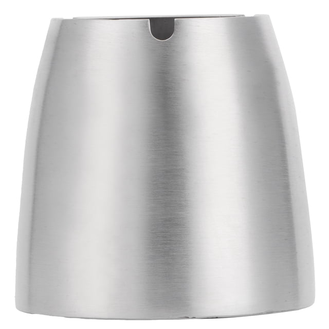 Ashtray Stainless Steel Windproof Smoking Cone Ash Tray Household Cigarette AccessoryL