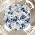 thumbnail image 6 of Round Tablecloth with Elastic Edge, 36-60Inch Waterproof Table Cloth for Dinner, Outdoor, Picnic, 44inch, Blue Flowers, 6 of 6