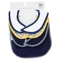 thumbnail image 4 of Luvable Friends Baby Boy Feeder Bibs with Teether 3pk, Blue Lemon, One Size, 4 of 5