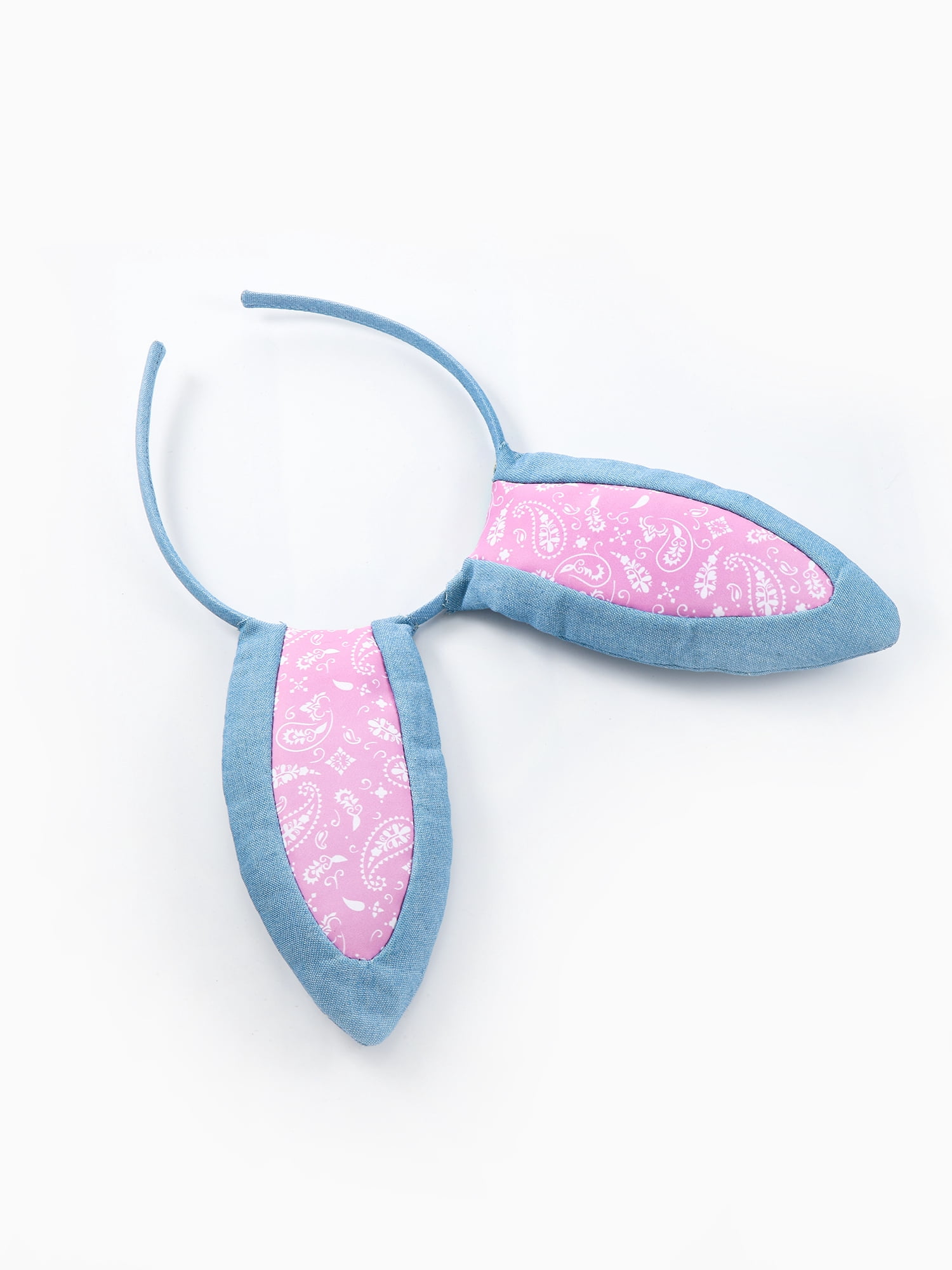 Way to Celebrate Easter Denim Blue Bunny Ears Headband, 1 Piece