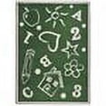 thumbnail image 2 of Playful Patterns - Children's Area Rugs Kid's Art, 7'8" x 10'9", Green, 2 of 2