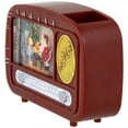 thumbnail image 4 of Northlight LED Lighted "Santa Sighting" Retro Radio Christmas Snow Globe - 8.75", 4 of 6