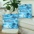 thumbnail image 2 of MKHERT Sea Shells And Starfish Pillowcase Pillow Protector Cushion Cover 18x18 inch,Set of 2, 2 of 3