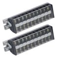 thumbnail image 1 of Bloque De Barrera De Alambre 2PCS Bloque De Terminales De Alambre Diseño De Riel Carcasa Aislada Impermeable 660V 20A Para Distribución De Energía De Túnel, 1 of 8