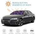 thumbnail image 6 of DouZhe Car Sunshades for Windshield, American Flag Abstract Dollar Sign Pattern Car Sun Shade Block Heat and UV Rays, 55" x 30", 6 of 8