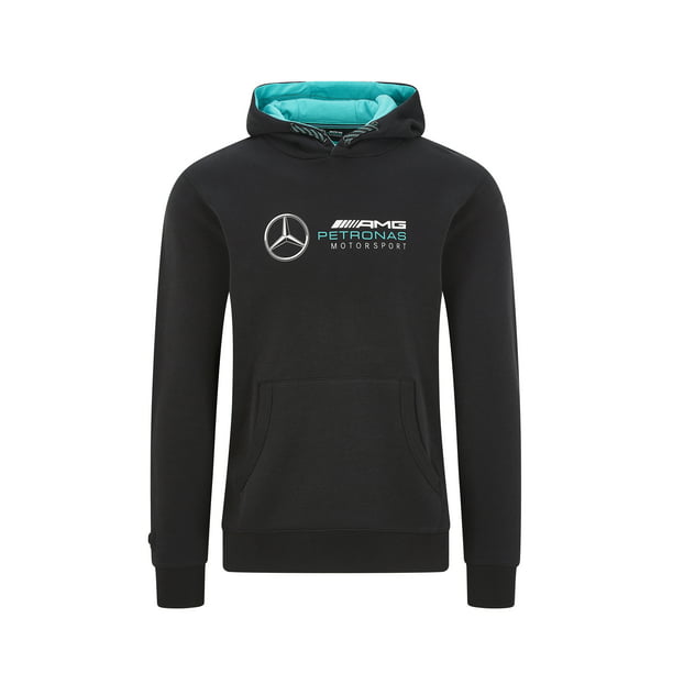 Mercedes Amg Mercedes Benz Amg Petronas F1 Logo Hooded Sweatshirt Black Gray Size S Color Black Walmart Com Walmart Com