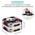 thumbnail image 5 of Panda Travel Portable Square Jewelry Box for Rings, Earrings, Necklaces, Bracelets - Girls and Women, 5 of 6