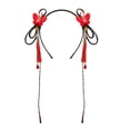 thumbnail image 1 of Chinese Style Braid Headband Han Dust Ancient Style Children's Wig Headband Z3P7, 1 of 8