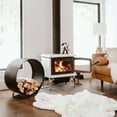thumbnail image 3 of RTS Home Accents Ring Log Holder, Black, 3 of 7