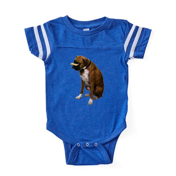 CafePress - Boxer Bone Photo.Pn... - Cute Infant Baby Football Bodysuit