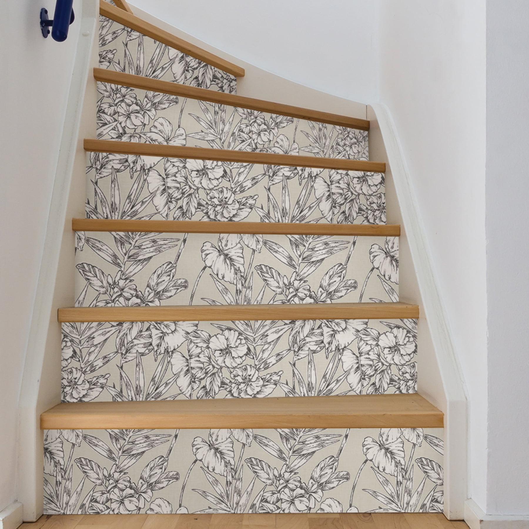 NuWallpaper Grey Cayman Vinyl Peel And Stick Wallpaper, 216-in by 20.5-in, 30.75 sq. ft.