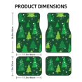 thumbnail image 2 of LAKIMCT Winter Christmas Tree Car Mats, Neoprene Front Rear Floor Mats for Cars, Waterproof Anti-Slip Car Floor Mats Full Set, Universal(4 Pcs), 2 of 6