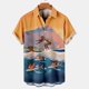 thumbnail image 3 of Camisas hawaianas de verano para hombre, camisas con estampado 3D para vacaciones en la playa, blusas casuales de manga corta para hombre, 3 of 5