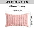 thumbnail image 6 of Unique Bargains Throw Pillow Covers Set of 2 for Living Room Decor Pink 12" x 20", 6 of 6