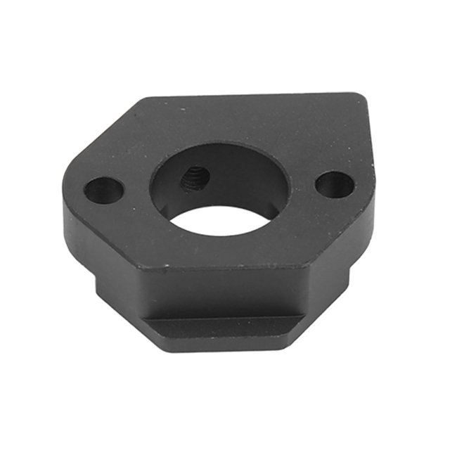 Sliding Motor Mount Plate, Reduces Vibration Aluminum Alloy RC Motor Mounting Holder No Deforming With Screw For RC Car Replacement Black,Red