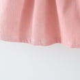 thumbnail image 5 of PINQI Girls Dresses 0-24 Months Baby Girls Winter Big Bowknot Padded Ruffle Neckline Dress Fall Winter Long Sleeve Flared Sleeve Long Princess Dresses(Pink-3,6-12 Months), 5 of 8