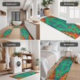thumbnail image 5 of Symmetric Geometric Pattern Kitchen Rugs Sets Of 3,Kitchen Runner Rugs Non Skid Washable,Decorative Kitchen Floor Mats for Kitchen,Sink,Laundry,17"x30"+ 17"x47" + 17"x59", 5 of 6