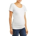 thumbnail image 4 of Oh! Mamma Maternity Women's Short Sleeve T-Shirt & Tank Top, 2 Pack (Womens & Women's Plus), 4 of 5