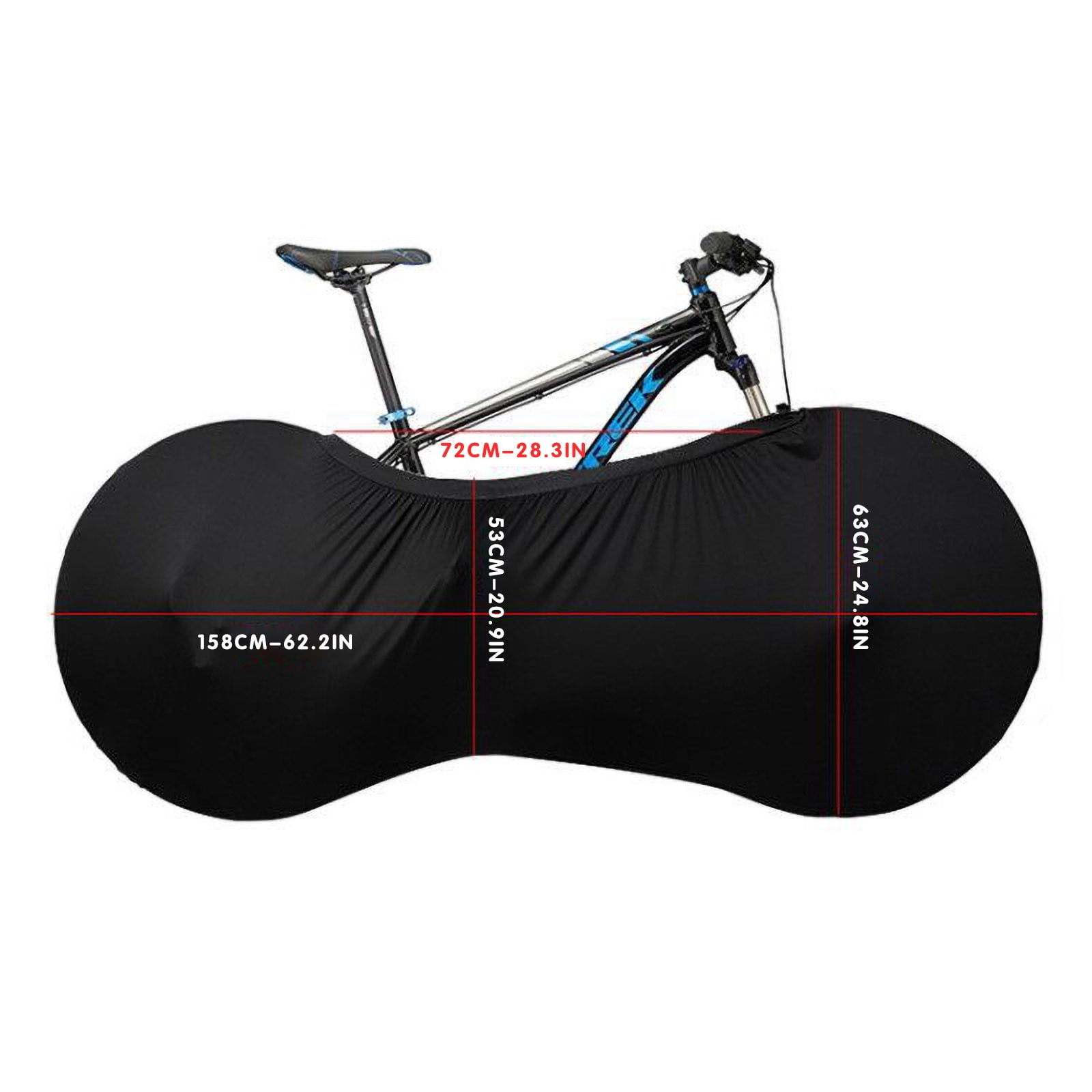Bike Cover Waterproof, Elastic Wheel Chain Guard, Durable Fabric