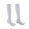 thumbnail image 1 of pega la absorción larga cómoda del sudor del algodón espesa protector Blanco Zulema calcetines de esgrima, 1 of 8