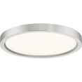 thumbnail image 2 of Quoizel OST1711BN-Quoizel Lighting-Outskirt - 15W 1 LED Flush Mount - 1 Inch high Brushed Nickel Finish, 2 of 5