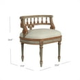 thumbnail image 4 of Butler 1218221 Vanity Seat - Cream &amp; Gold, 4 of 10