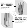 thumbnail image 3 of Mobutofu Fruit Chopper Pineapple Peeler Fork Non Rusting 12Pcs 6.2X0.7X0.6In, 3 of 8