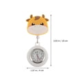 thumbnail image 4 of MasteelfCA 1pc Retractable Buckle Pocket Watch Delicate Cartoon Hook Hanging Watch, 4 of 8