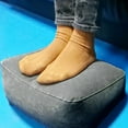 thumbnail image 5 of Sharplace PVC Soft Comfortable Ergonomic Footrest, Gray, 5 of 10