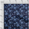 thumbnail image 2 of oneOone Cotton Silk Blue Fabric Florals Diy Clothing Quilting Fabric Print Fabric By Yard 42 Inch Wide, 2 of 5