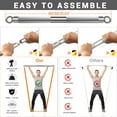 thumbnail image 6 of Dasking Pilates Bar Resistance Bands Bar Detachable 30" Length Workout Bar Exercise Bar Max Load 500LBS for Home Gym Workout Full Body Workout Power Lifting Fitness Bar, 6 of 8