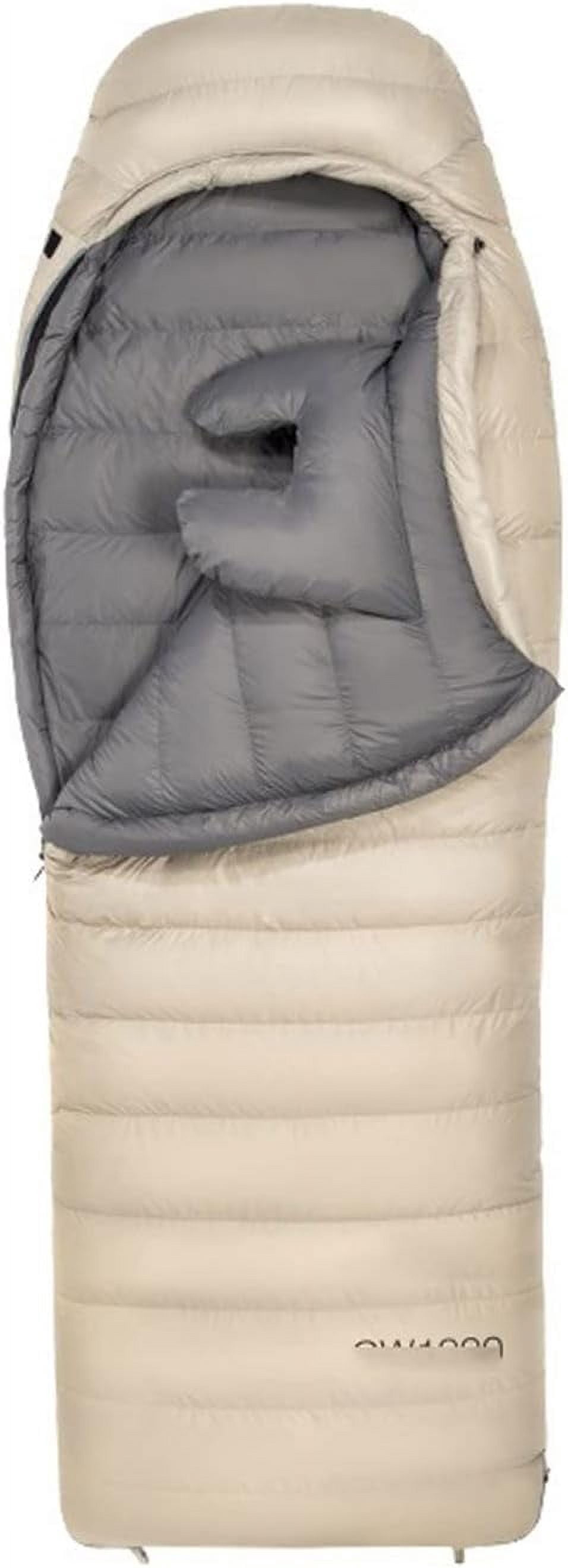 Sleeping Bag for Camping Sleeping BagThicken Warm Comfortable Grey Down Sleeping Bag -2~-9℃ with Hat