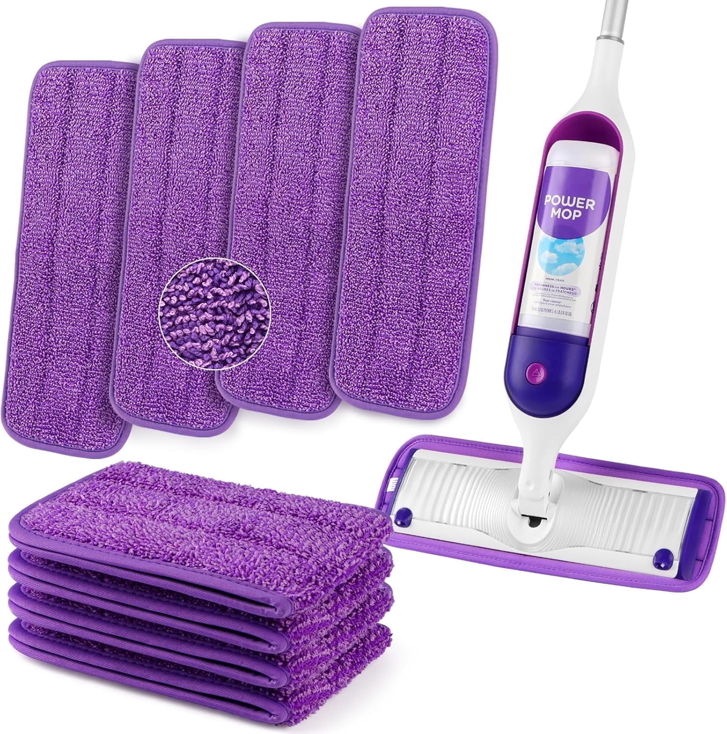 Swiffer PowerMop Multi-Surface Mop Kit For Floor Cleaning, Includes PowerMop, 2 Mopping Pad - View #2