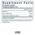 thumbnail image 2 of Vital Nutrients Betaine HCL Pepsin with Gentian Root Extract | Digestive Enzyme Formula to Support Protein Digestion and Nutrient Absorption | Gluten, Dairy, Soy Free | 225 Capsules, 2 of 5