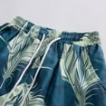 thumbnail image 6 of Leesechin Men's Beach Shorts Summer Hawaiian Casual Shorts Lightweight Drawstring Shorts with Pockets, 6 of 8