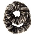 thumbnail image 1 of Peach Couture Plush Cowl Collar Faux fur Two Tone Infinity Loop Scarf, 1 of 1