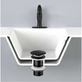 thumbnail image 3 of Desagüe automático para fregadero compatible con desbordamiento, construcción robusta de aleación de zinc que garantiza durabilidad y longevidad para uso en cocinas y baños, 3 of 5