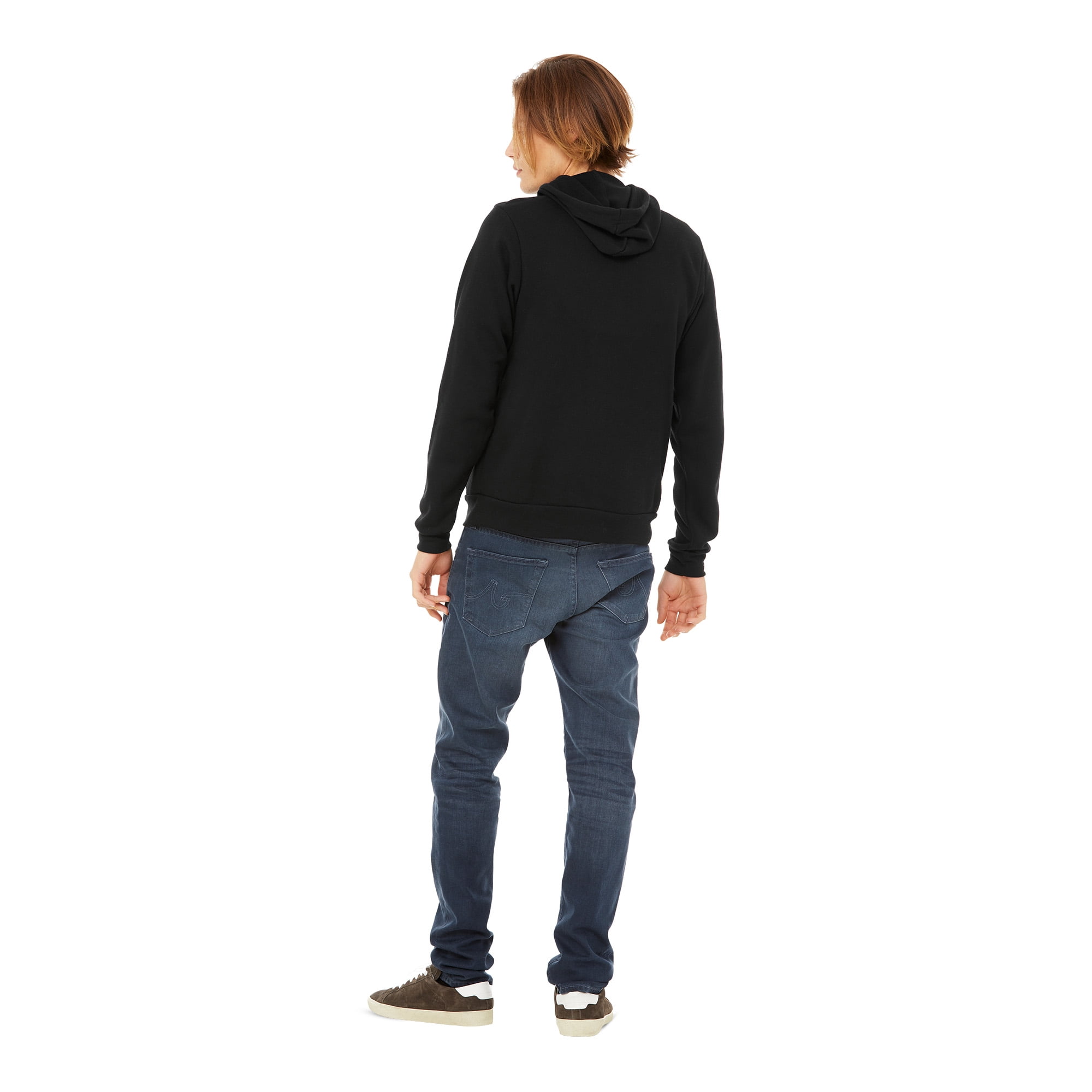 BELLA+CANVAS Adult Unisex Fleece Pullover Hoodie for Crafting, Black, Xlarge